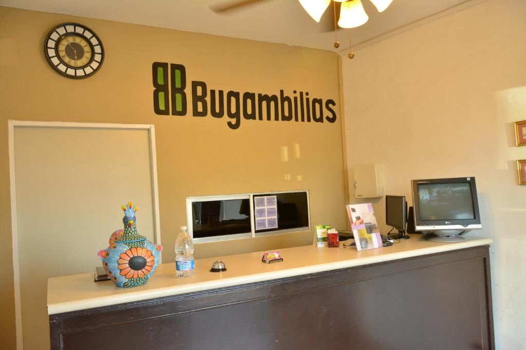 Hotel Bugambilias reception desk